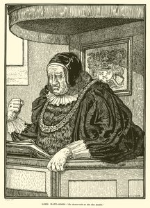 Heer Hate-Good (gravure) door Louis John Rhead