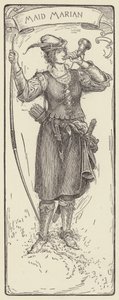 Maid Marian door Louis John Rhead