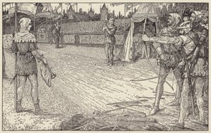 Robin wint de prijs van de koningin door Louis John Rhead
