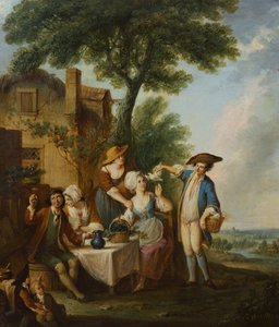De mooie duif door Louis Joseph (1731 98) Watteau