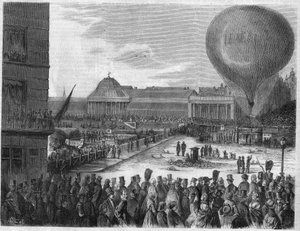 Opstijging van de ballon 