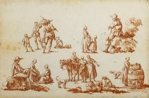 Studies van figuren en dieren