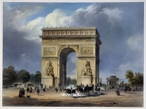 Arc de Triomphe door Louis Jules Arnout