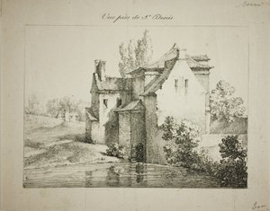 Uitzicht nabij St. Denis door Louis Jules Frederic Villeneuve