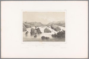 Zalmvissers bij de Kassa rivier in Halland (Gezichten in Scandinavië)
