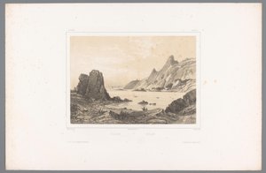 Zicht op Kullaberg bij het Kattegat door Louis Julien Jacottet