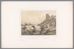Zicht op de ruïne van het kasteel van Hammershus