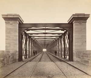 Spoorwegviaduct bij La Fontaine-des-Eaux, Dinan door Louis Lafon