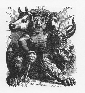 Asmodee demon van de Bijbel - Asmodeus of Ashmedai koning van demonen - in 