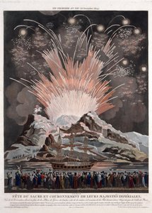 Feestelijkheden bij de kroning van Napoleon
