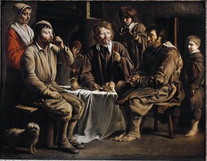 Boerenmaaltijd door Louis le Nain