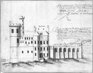 Gevel van Porte en Hotel de Nesle, 1662