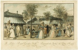 Le Palais Royal Garden Walk door Louis Lecoeur