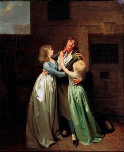Een Treurig Afscheid, 1780s door Louis Leopold Boilly