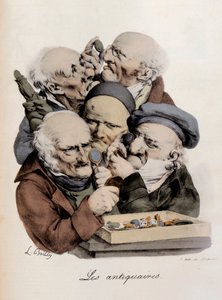 Antiekhandelaren Gravure door Louis-Leopold Boilly (Louis Leopold Boilly)