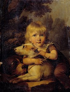 Portret van Louis Arnault (1803-1885) als kind door Louis Leopold Boilly