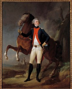 Portret van Marie Gilbert Mottier, Markies de La Fayette
