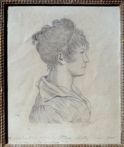 Profielportret van Josephine de Beauharnais (1763-1814) Tekening door Louis Leopold Boilly (1761-1845) 1793