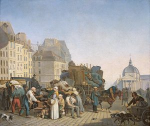 De Huisverhuizers door Louis Leopold Boilly