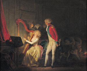 Het Geïmproviseerde Concert, of De Prijs van Harmonie, 1790 door Louis Leopold Boilly