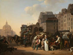 De Verhuizingen, 1822 door Louis Leopold Boilly