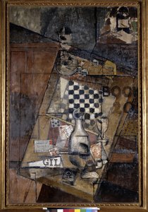 Stilleven met schaakspel door Louis Marcoussis
