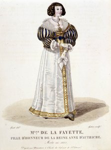 Marie-Madeleine (Marie Madeleine) Pioche de La Vergne, Gravin de Lafayette (Madame de la Fayette) (1634-1693), ere-dame van Koningin Anna van Oostenrijk. In 