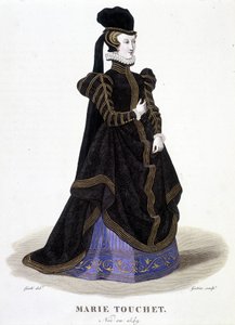 Portret van Marie Touchet (1549-1638) - in 