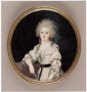 Madame Elisabeth de France door Louis Marie Sicard