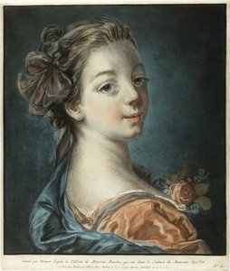 Buste van een vrouw door Louis Marin Bonnet