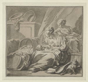 De goede moeder door Louis Marin Bonnet