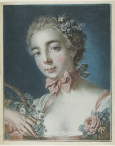 Hoofd van Flora door Louis Marin Bonnet