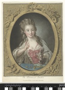 Jonge vrouw met een hondje