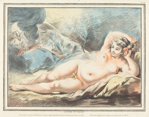 Jupiter en Danaë door Louis Marin Bonnet