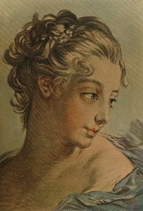 La Tete DUne Jeune Fille, Hoofd van een jong meisje, c1760-1790, 1913