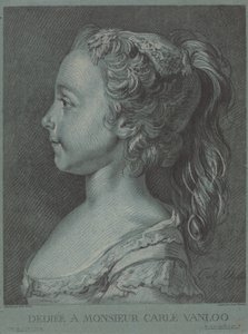 Marie-Rosalie Vanloo door Louis Marin Bonnet