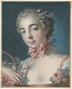 Tête de Flore, 1769 door Louis Marin Bonnet