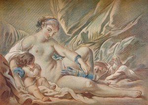 Venus en Cupido, 18e eeuw, 1919