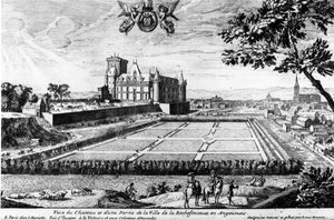 Château de la Rochefoucauld in Liancourt door Louis Meunier