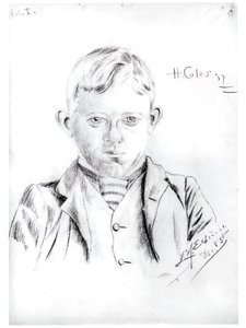 Portret van Howard L. Coles door Louis Michel Eilshemius
