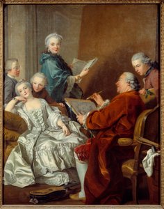 De schilder Carle van Loo en zijn familie