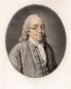Benjamin Franklin (portret) door Louis Michel van (after) Loo
