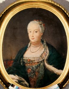 Barbara de Braganza, Koningin van Spanje, vrouw van Ferdinand VI door Louis Michel van Loo