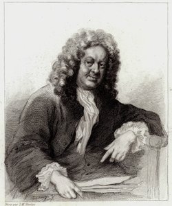 Nicolas-Henri Tardieu door Louis Michel van Loo