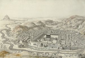 Mekka door Louis Nicolas de Lespinasse