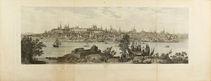 Panoramisch uitzicht op Kasan door Louis Nicolas de Lespinasse