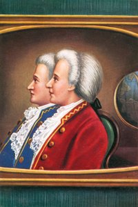 De gebroeders Montgolfier Joseph door Louis Nicolas van (after) Blarenberghe