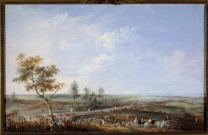 Secessieoorlog: de Slag bij Yorktown door Louis Nicolas van Blarenberghe