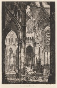 Kathedraal van Reims, Zuid Transept door Louis Orr