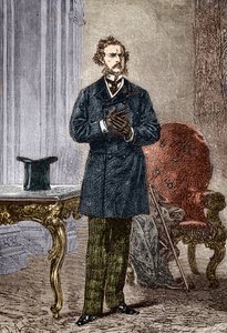 Portret van Phileas Fogg, personage uit 